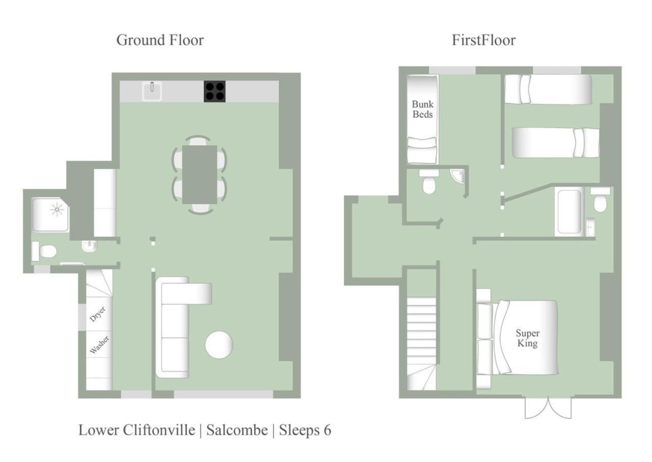 Knots Landing, Apartamento Salcombe
